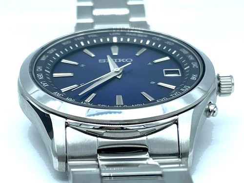 Near MINT SEIKO Radio Wave Control Solar Men's Watch SS World Time 7B27-0AA0 - Picture 11 of 18