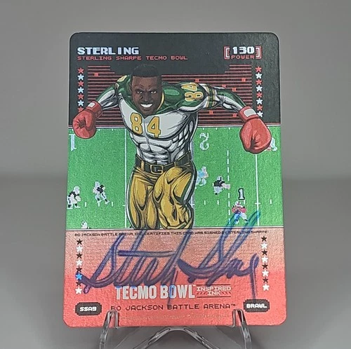 Bo Jackson Battle Arena Tecmo Bowl 2026 `Sterling` Inspired Ink Brawl Battlefoil