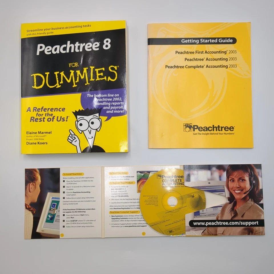 Peachtree Complete Accounting 2003 W/ Serial #, Customer ID & Registration No - Image 2 of 4