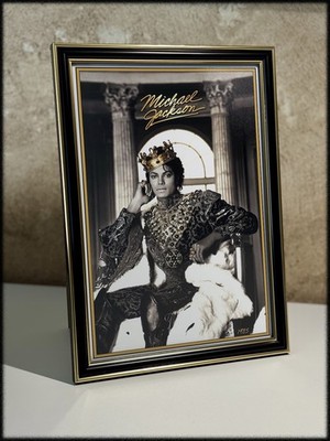 Bilderrahmen & Druck Michael Jackson 1985 King Thriller Era 1 Poster Art A4