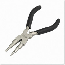 Six-Step Bail Making Pliers for Jewelry Wire Shaping