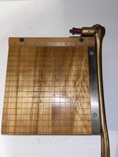 Vintage INGENTO No. 2 Paper Cutter Guillotine Trimmer USA Ideal School Supply