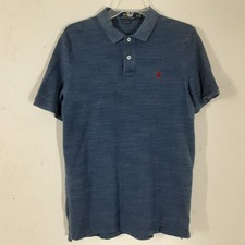 Polo Ralph Lauren Classic Fit adult Mens M Blue Short Sleeve Polo Shirt