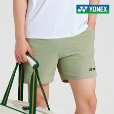 YONEX 26S/S Men's Badminton Woven Shorts Sports Training Pants Green 269PH001M
