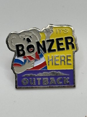 OUTBACK STEAKHOUSE LAPEL PIN IT'S BONZER HERE - KOALA BEAR
