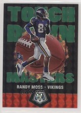 2020 Panini Mosaic Touchdown Masters Green Prizm Randy Moss #TM16 HOF nd3