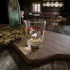 "Example Only" Touchdown Time Q.Judkins Shot Glass, 1.5oz