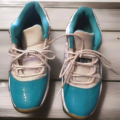 Jordan 11 Aqua Safari size 5.5 Nike Air Jordan XI 11 Retro Low Shoes “Aqua Safari” 580521  main image 2