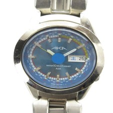 A3R Seiko Alba AKA Retro Vintage Oval Case Blue Dial Quartz V743-5A10 8m