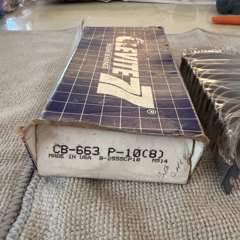 Rolamentos Clevite Cb-663-p-10 novos em folha - Imagem 2 de 3