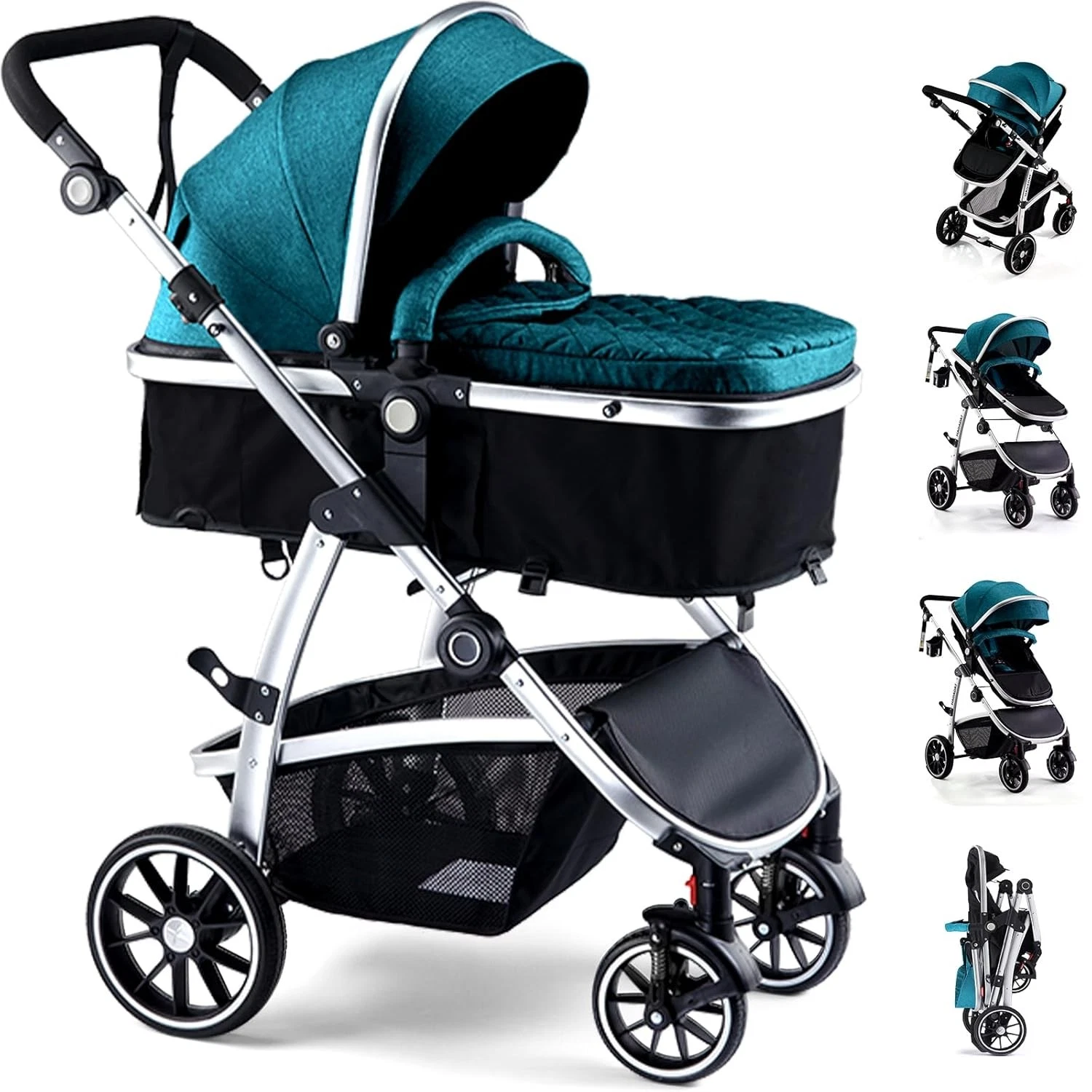 Hagaday Baby Stroller 2 in 1 Reversible Toddler Seat
