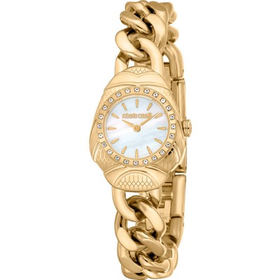 Uhr Roberto Cavalli RC5L093M0025 Damen Quarz Edelstahl Armband Edelstahl Neu