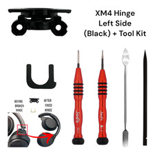 Sony WH-1000XM4 Left Hinge Black Tool Kit Improved Design Repair Parts