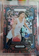 2024-25 Panini Prizm Draft Picks NBA Zaccharie Risacher Snake Skin Prizm Hawks 