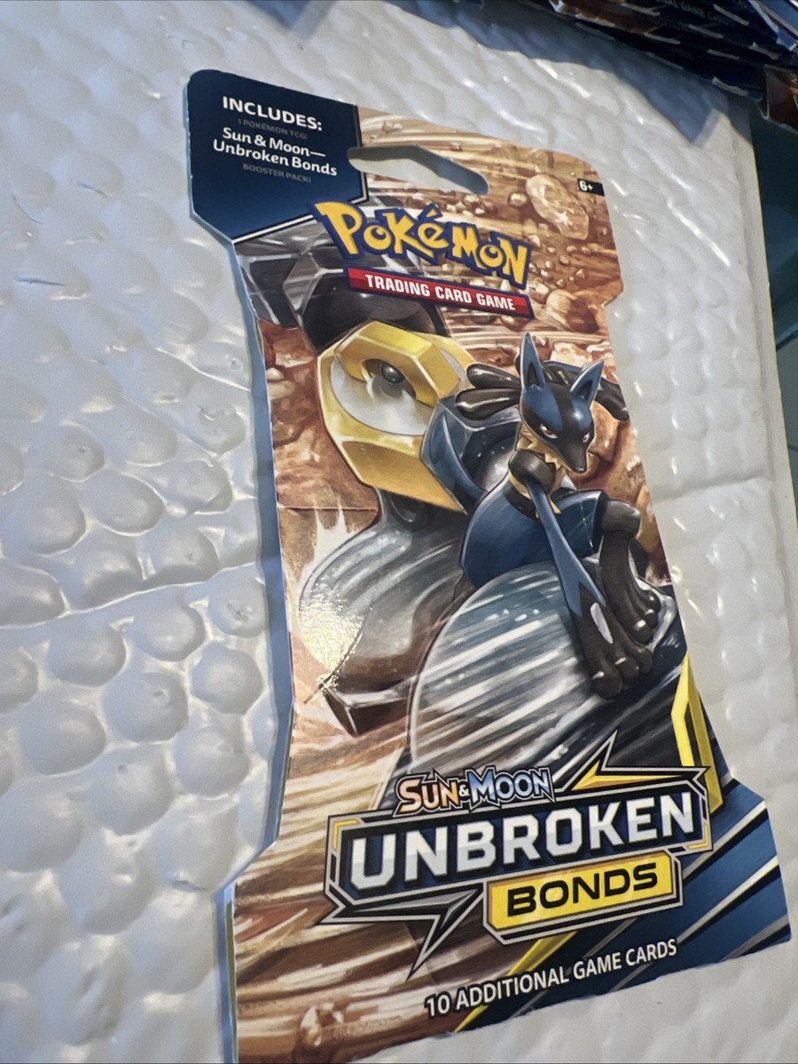Sun & Moon-Unbroken Bonds Pokemon Sleeve Booster Pack
