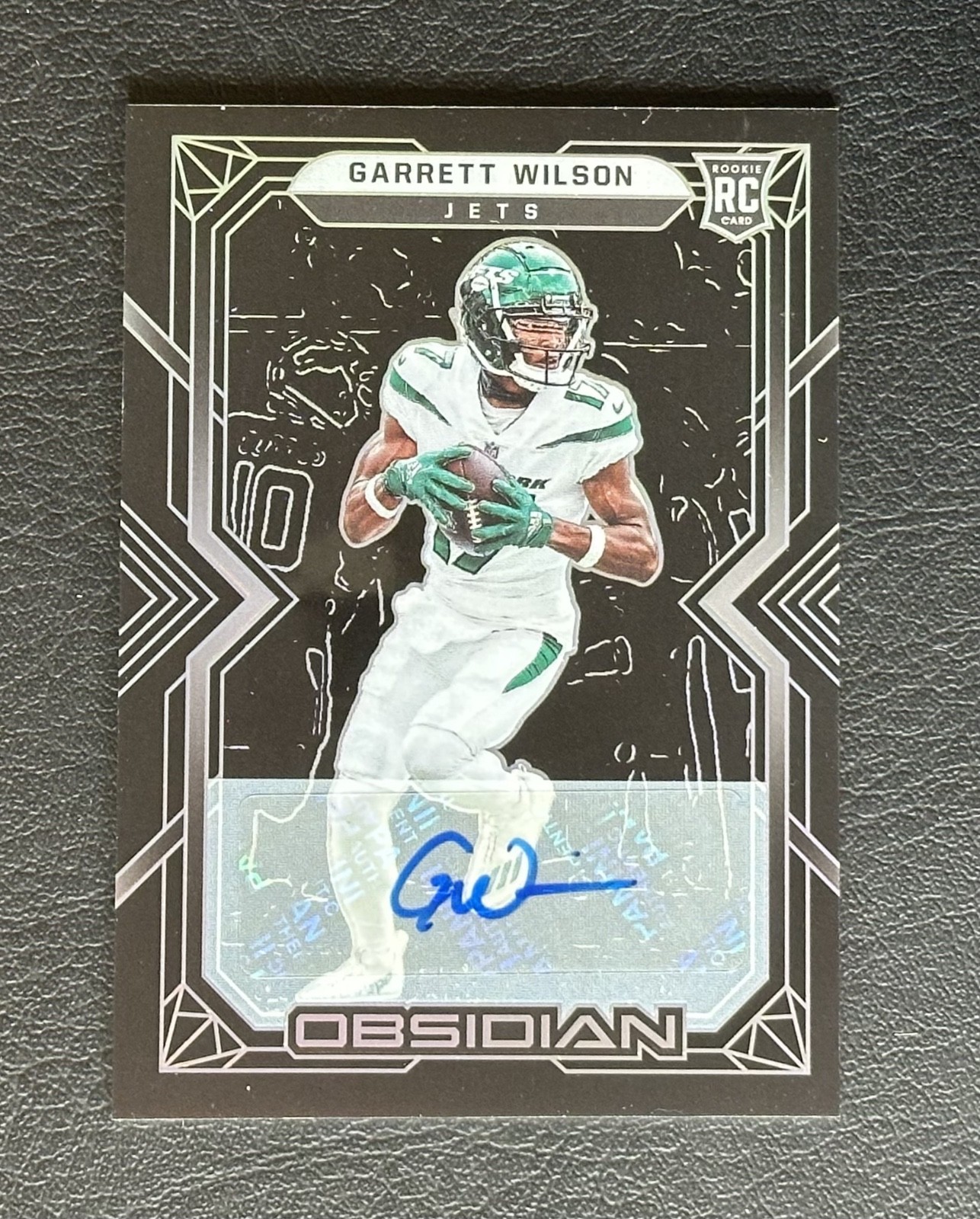 2022 Panini Obsidian - Rookies Garrett Wilson #111 Autographs /199 (AU, RC)