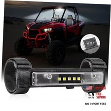 UTV Interior Dome Light, FASTCHOY AUTO Universal Roll Bar Mount LED White