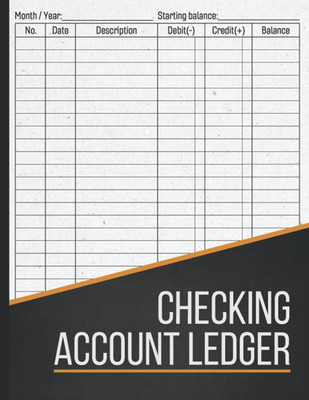 Checking Account Ledger: Payment Record Notebook / Check and Debit Card Register