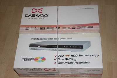 Daewoo DHR-7105 DVD / Harddisk Recorder (160 GB wie   Panasonic DMR-EH495 ) NEU