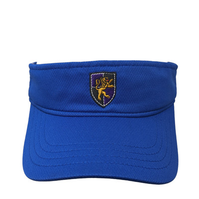 Unbranded Strapback Sun Visor Hat Blue OS Adjustable Lightweight Embroidered