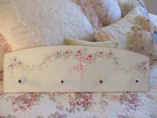 Shabby Chic Style Hand Painted Large Wood Pan...
