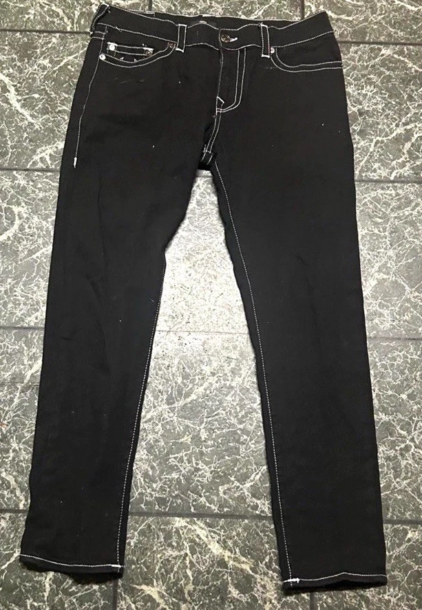 True Religion Rocco Black Jeans for Men for sale | eBay