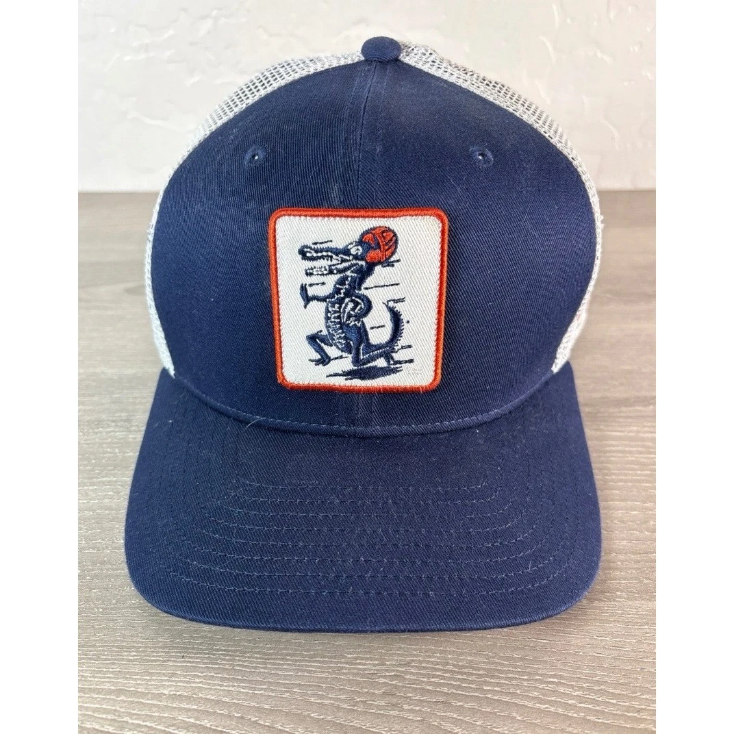 Nike Rare Patch Blue, Brown And White Trucker Baseball Cap Hat New Without Tags. Nike Blue Men main image 2