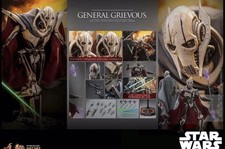 Hot Toys Star Wars General Grievous 1 6 Scale Figure Episode III MMS760D67