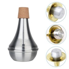 Trumpet Straight Mute with Mouthpiece Trim Kit Tenor Trombone Mutes Practice