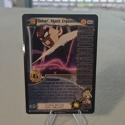 Score Dragon Ball Z TCG Gohan, Mystic Empowered Rare Holo 2003 #101 ENG