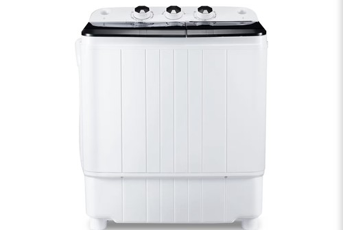 White Compact Portable Washer