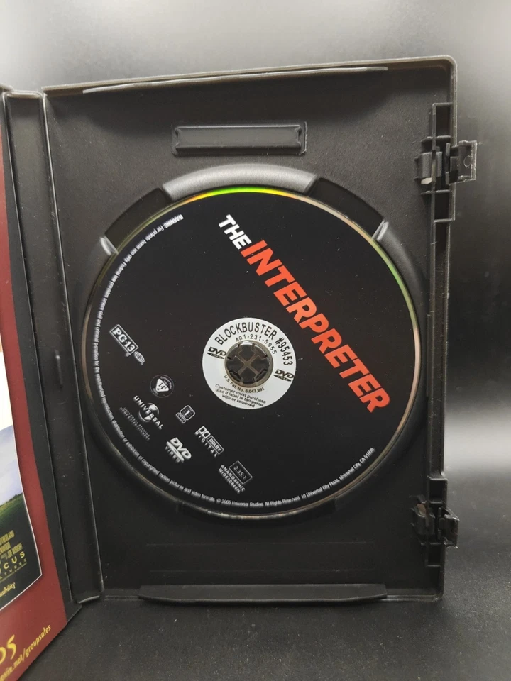 The Interpreter DVD 2005 Full Frame (Nicole Kidman, Sean Penn, Catherine Keener) - Image 3 of 4