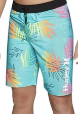 Boy's Hurley Swim Trunks Shorts Size Youth SMALL 5-6 MSRP 38. Aurora Green New