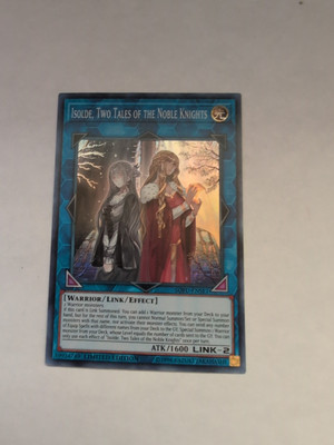 Yugioh Isolde, Two Tales of the Noble Knights SOFU-ENSE1 Super Rare NM