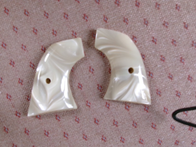 Laminated Mother of Pearl Grips to fir Colt SSA