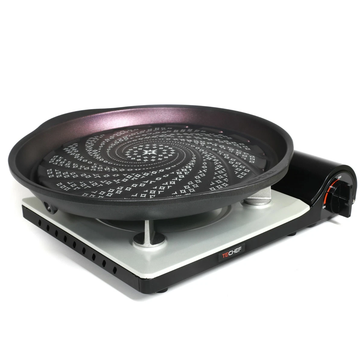 TeChef - Estufa de gas portátil Agni con parrilla coreana para barbacoa
