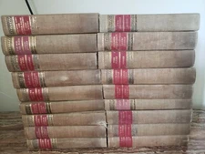 The Classics Club Collection Hardcover Book set, Gd, 18 Volumes