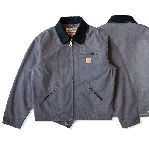 Retro Jacke Herren Loose Fit American Classic Vintage Workwear - Bild 37 von 39
