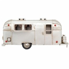 Image of Vintage Metal Retro Camper Caravan Wall Decoration Wall Hanging Art 38x6x17cm