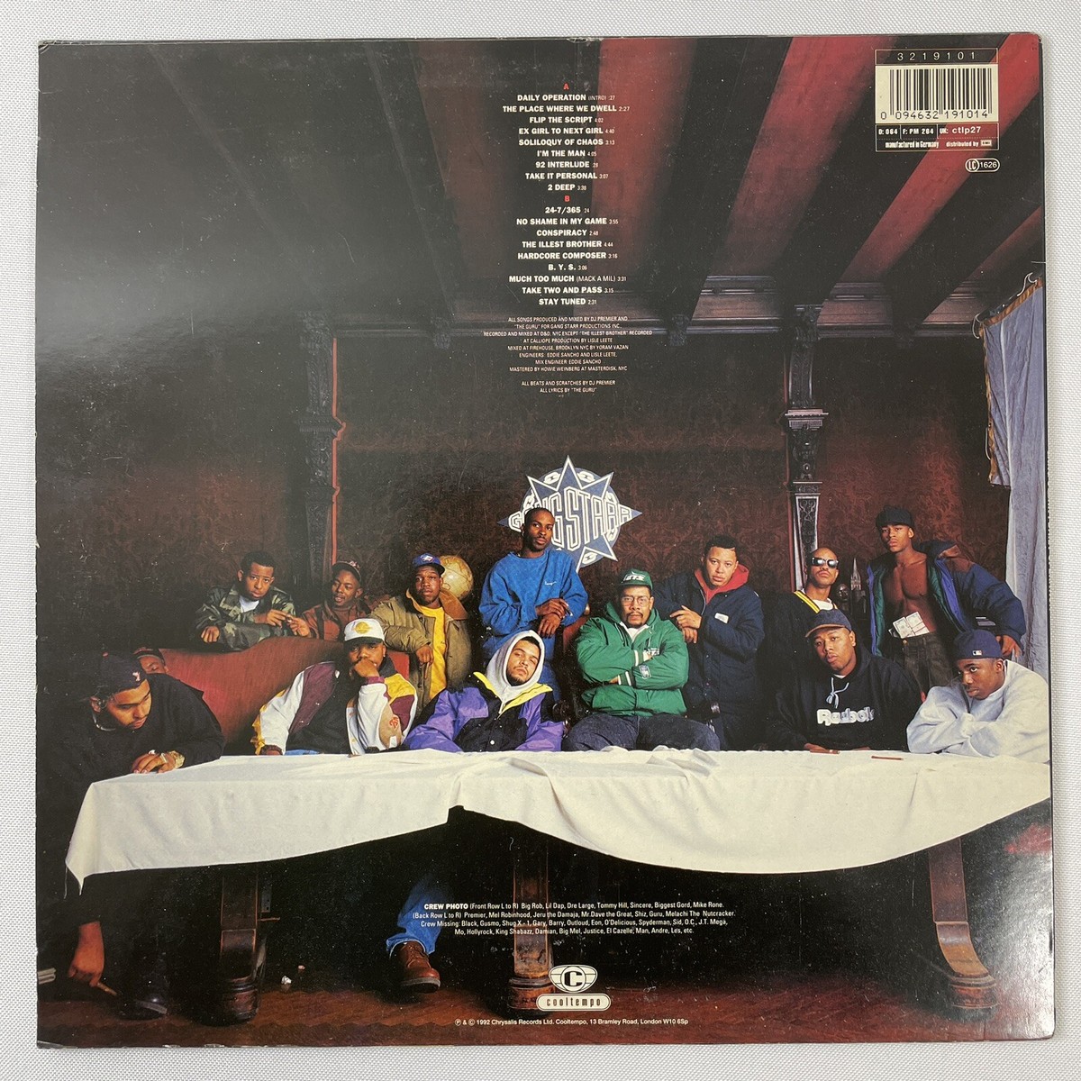 ☆USオリジナル盤☆GANG STARR/ DAILY OPERATION/LP Gang Starr – Daily Operation – CD (Album, Promo), 1992