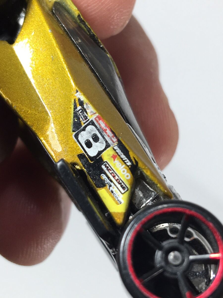 Hot Wheels 2007 Drift King Metalflake Gold Race Car HW New Models Malaysia  Car 2