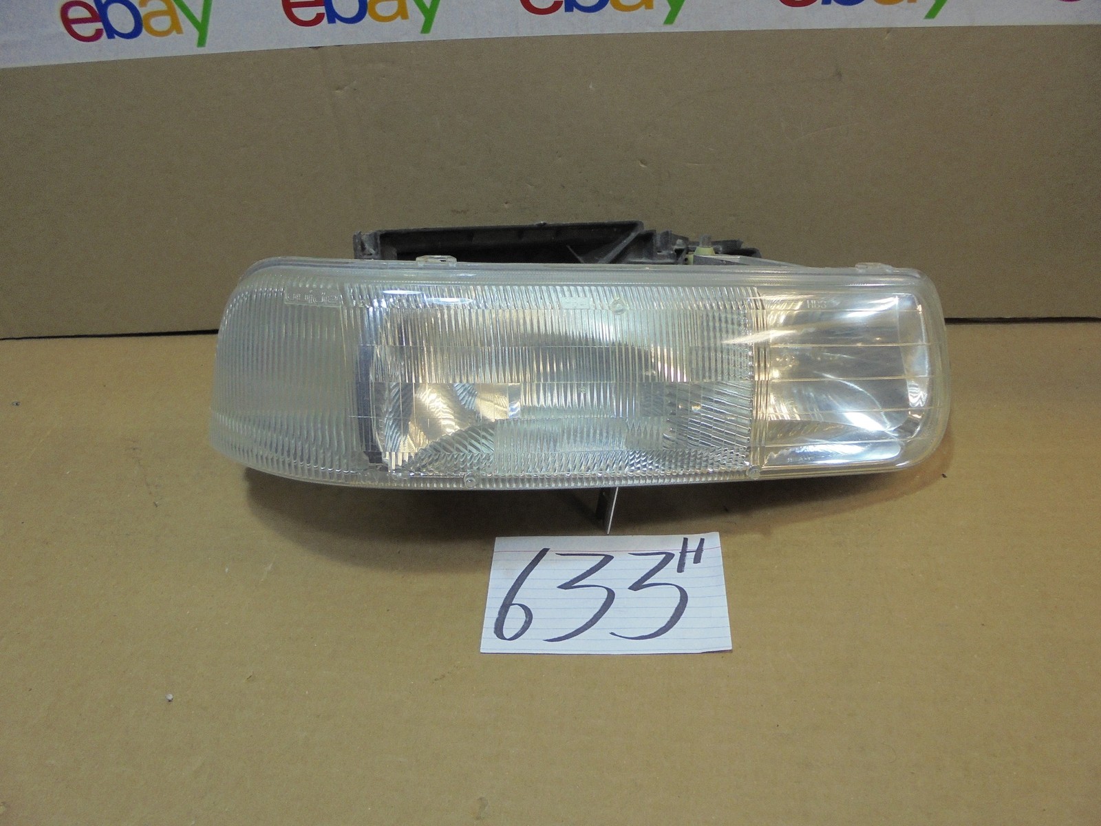 00 01 02 Chevrolet Silverado PASSENGER Side Headlight Used front Lamp #633-H
