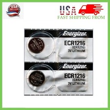 2 SUPER FRESH ENERGIZER CR1216 LITHIUM COIN BATTERIES BR1216 CR1216 DL1216B