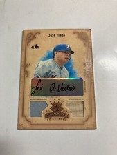 2004 Donruss diamond kings José Vidro autograph jersey Bat Dual Card 4/5 Expos