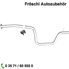 für Volvo V70 III 2,0 D 135 Mittelrohr Rohr Abgasrohr Auspuffanlage a*
