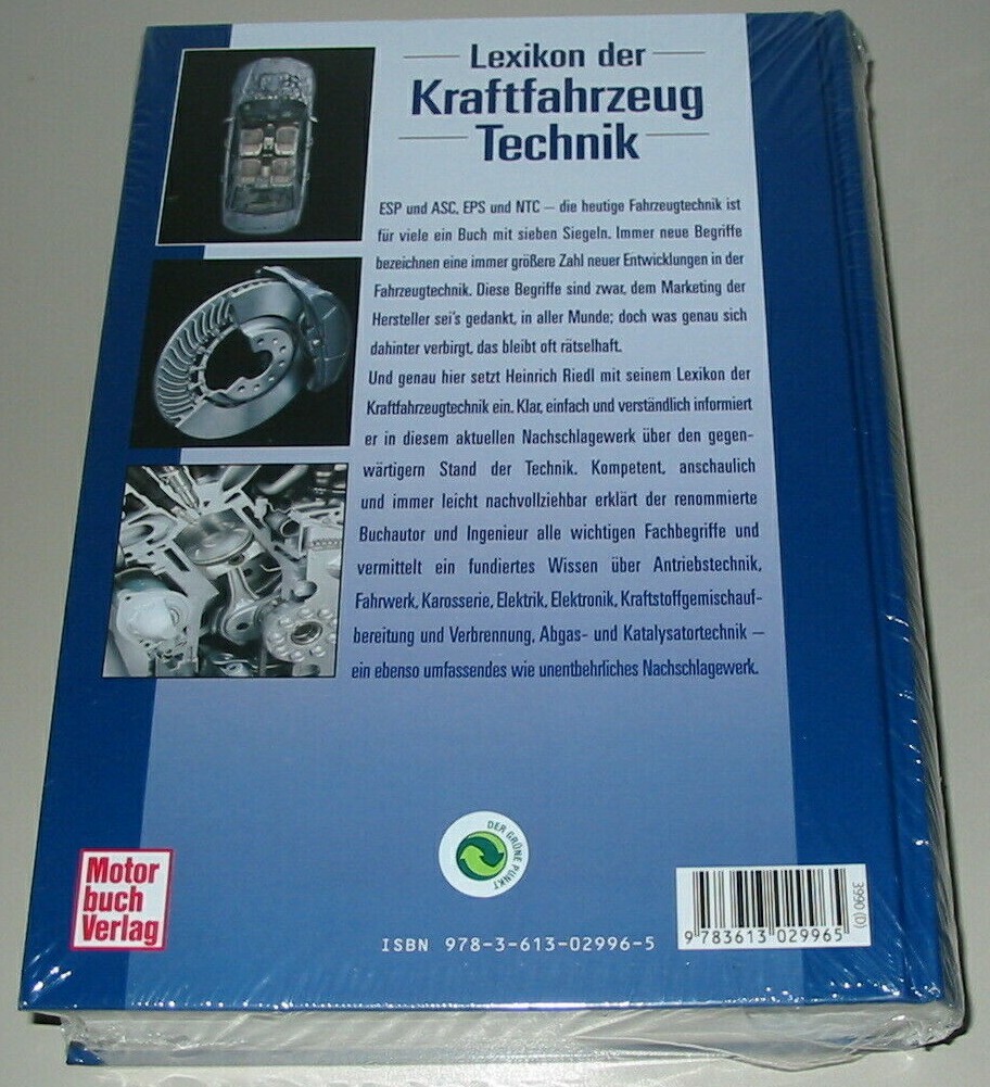 Thumbnail - Riedl: Lexikon Der Kraftfahrzeugtechnik Kfz-technik