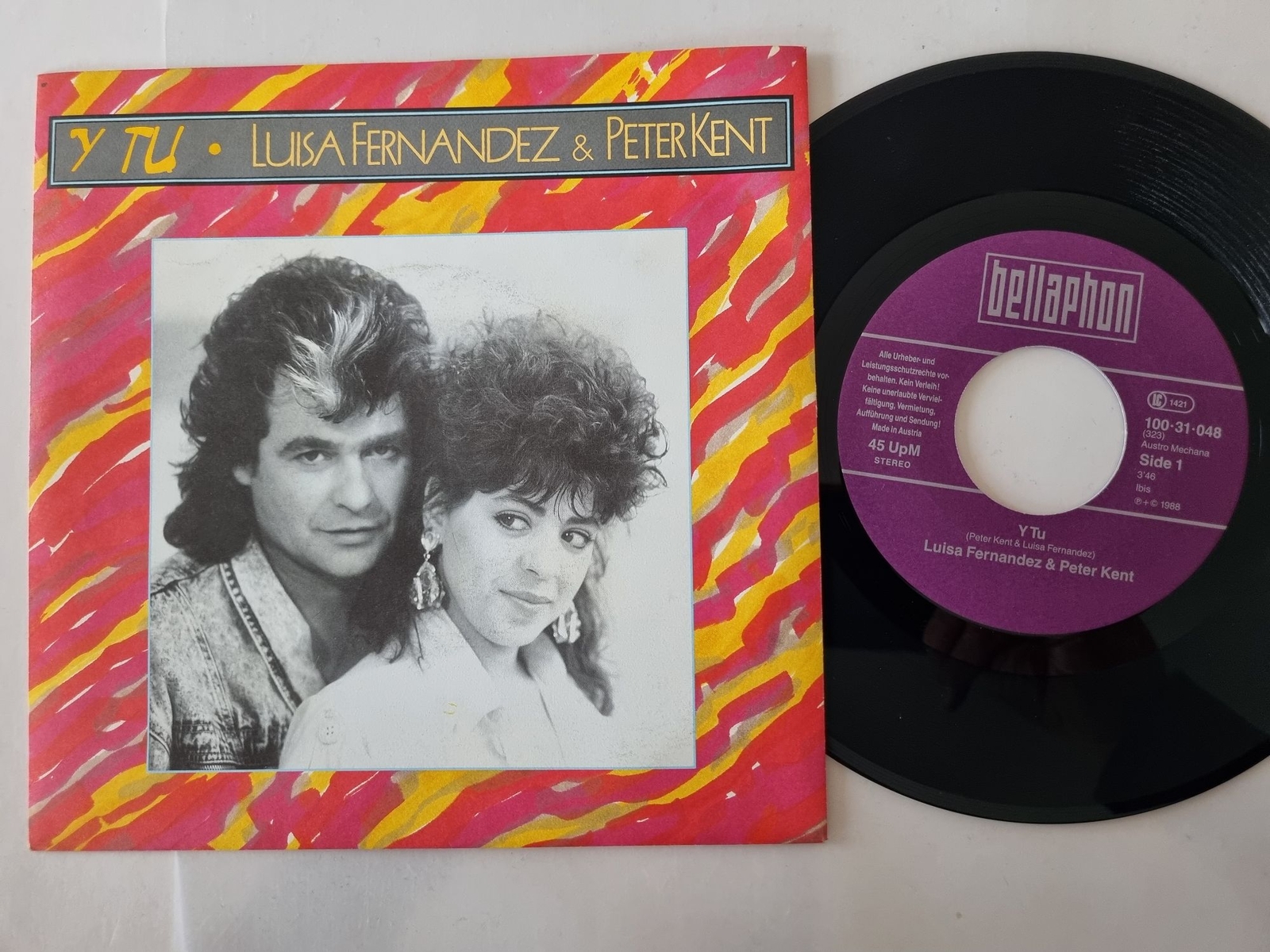 Luisa Fernandez & Peter Kent - Y Tu 7'' Vinyl Germany