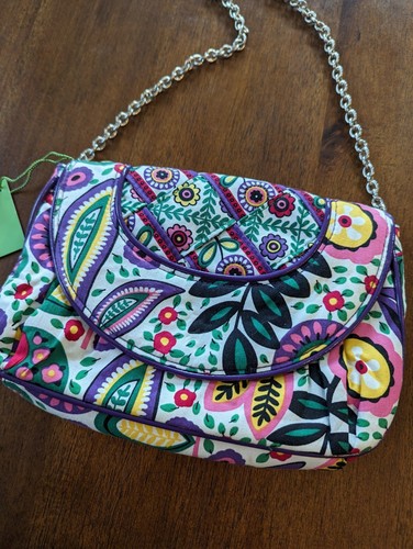 VERA BRADLEY Petite Chain Bag VIVA LA VERA New with Tags Retired Floral Paisley