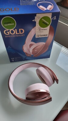 Sony Playstation PS 4 Gold Wireless Headset Rose