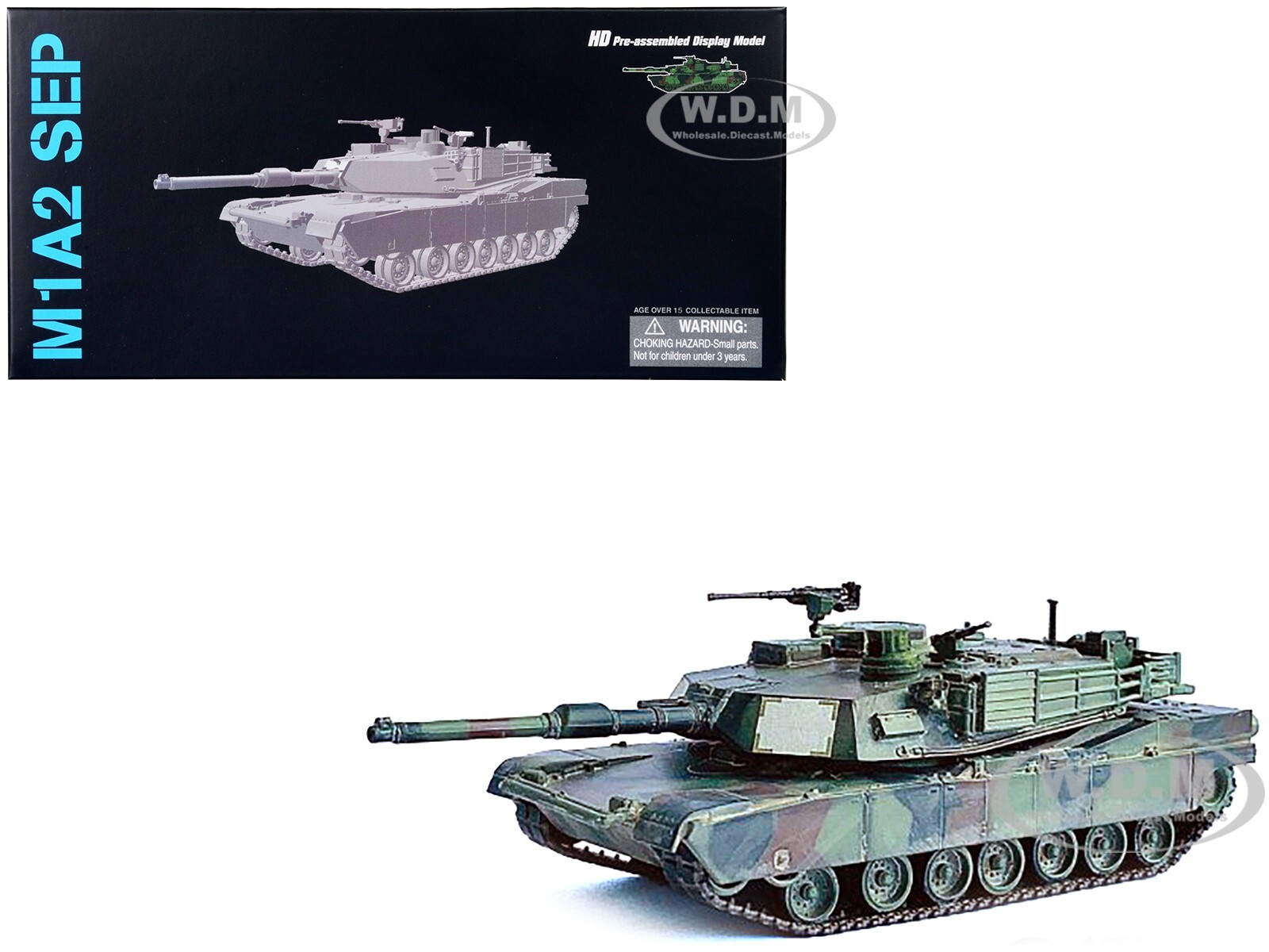 АМЕРИКАНСКИЙ ТАНК M1A2 SEP 16-Й КАВАЛЕРИЙСКОЙ ДИВИЗИИ В МАСШТАБЕ 1/72 ОТ DRAGON MODELS 63184